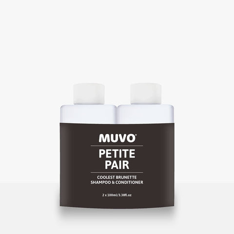 MUVO Coolest Brunette Shampoo and Conditioner 100ml Petite Pair