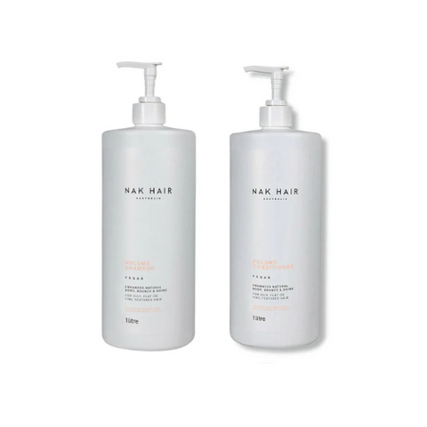 NAK Volume Shampoo and Conditioner 1L Duo