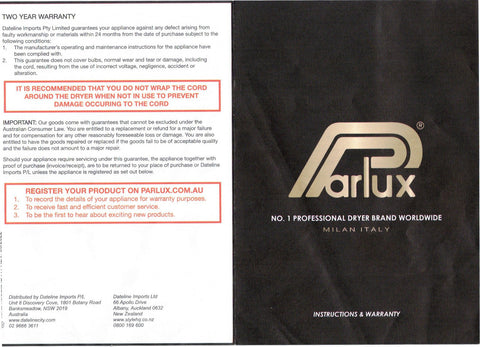 Parlux DigitAlyon Hair Dryer Anthracite