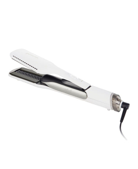 GHD Duet Style 2-in-1 Hot Air Styler in White - FREE Sleek Talker Oil 95ml