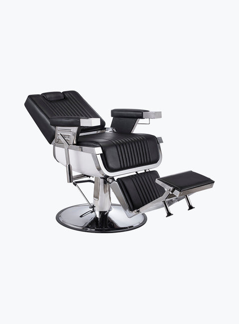 Karma Brisbane Barber Chair 04010102 - Chrome & Black - image 2