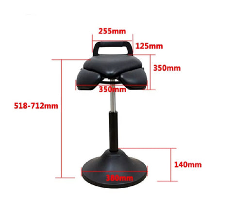 Karma St Franklin Pedestal Stool Black 07080101 - image 2