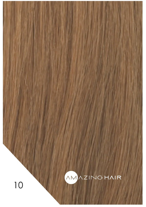 Amazing Hair Premium Human Hair Ponytail 18" #10 Caramel