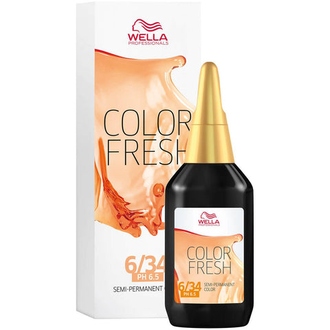 Wella Color Fresh 6/34 Dark Gold Red Blonde