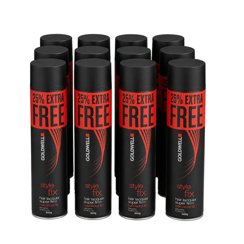 12x Goldwell Hair Lacquer Super Firm Hairspray 500g - Carton Deal