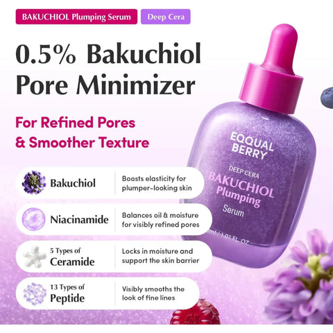 EQQUALBERRY Bakuchiol Plumping Serum 30ml