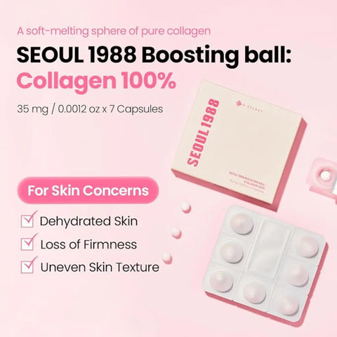 K-SECRET SEOUL 1988 Boosting Ball : Collagen 100% 35mg