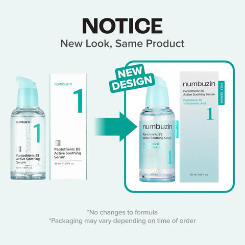 numbuzin No.1 Pantothenic B5 Active Soothing Serum 50ml