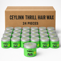 24x Ceylinn Thrill Matte Look Hair Wax 150ml – Strong Hold Matte Styling Wax (Carton Deal)