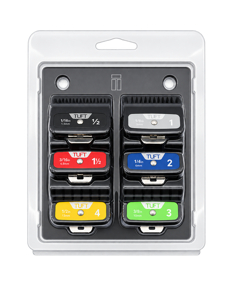 TUFT Non-Magnetic Premium Clipper Comb Attachments - 6 Pack - image 2