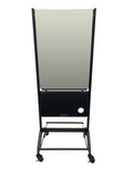 Karma Broome Double Sided Mobile Workstation with Mirror Black 060901 - image 2