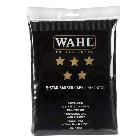 Wahl 5 Star Black Pinstripe Cape - image 2