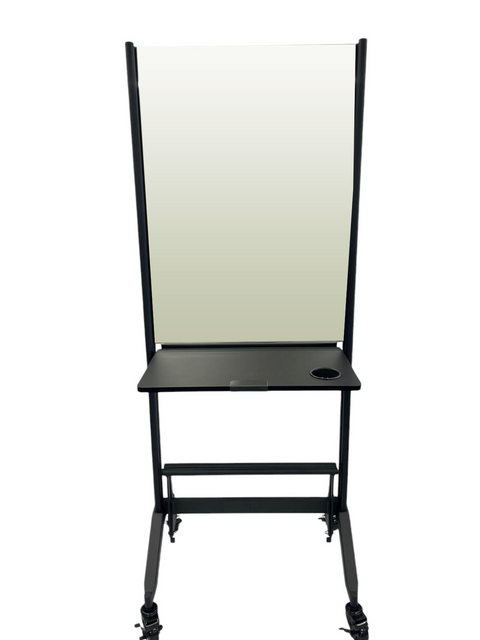 Karma Broome Double Sided Mobile Workstation with Mirror Black 060901 - image 5