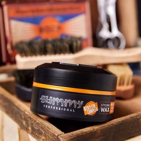 3x Gummy Professional Bright Finish Orange Hair Styling Wax 150ml - image 5