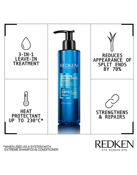Redken Extreme Play Safe Leave-In Treatment 200ml
