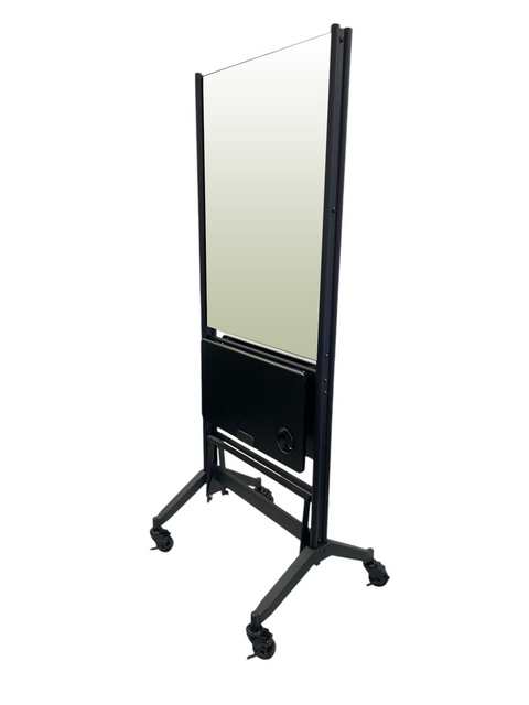 Karma Broome Double Sided Mobile Workstation with Mirror Black 060901 - image 3