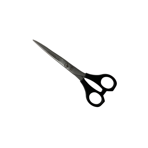 Bob Black Handle 6 inch Scissors Made In Italy