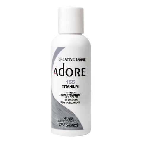 Adore Semi Permanent Hair Colour No. 155 Titanium 118ml