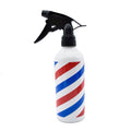 BOB H20 Aluminium Water Spray Bottle Barber Pole 500ml