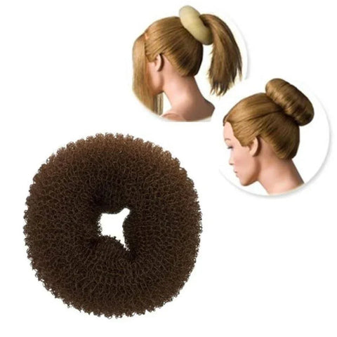 BOB Hair Donut Brown 14.5cm - Extra Large - image 2