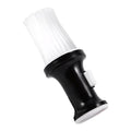 BOB Neck Duster Brush Black with Talcum Powder Dispenser