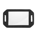 Bob Black Foam Rectangle Mirror with Handles on Both Ends