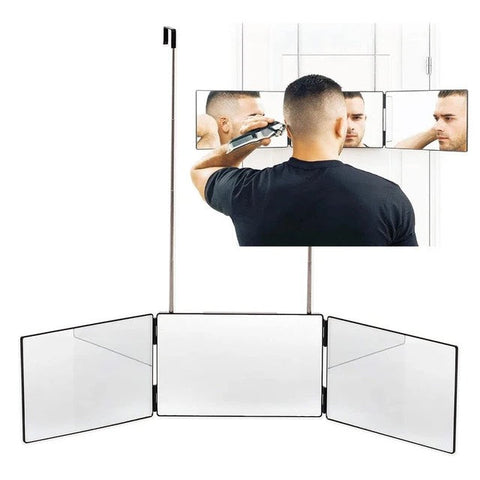 BOB Cosmetic 3-Way Back View Mirror – Professional Hairdressing & Barber Mirror