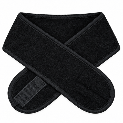 BOB Spa Towelling Headband Black – Professional Reusable Facial & Salon Headband - image 2