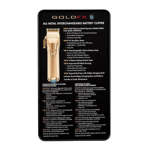 BaBylissPRO FXOne GoldFX Hair Clipper