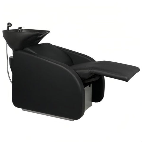 Karma Ballarat Complete Shampoo Unit Electric Black with Black Deep Basin and Air Massage 03190101 - image 2