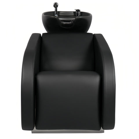 Karma Ballarat Complete Shampoo Unit Electric Black with Black Deep Basin and Air Massage 03190101 - image 4