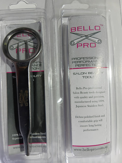Bello Pro Tweezers with Magnifying Lens C212