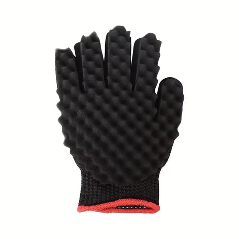 Bob Afro Hair Curling Sponge Glove - Twist & Wave