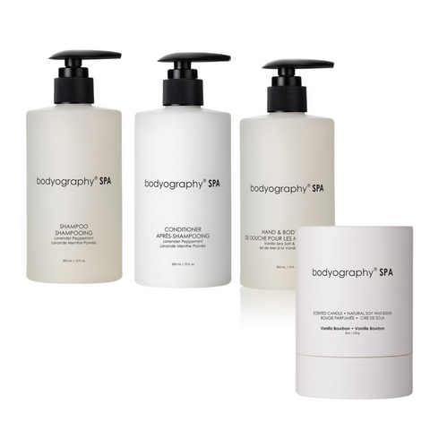 Bodyography SPA Trio Set Plus FREE Candle