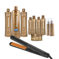 Brasil Cacau Salon Mega Kit with Black Tuft Diamond Plus 1 Inch Hair Straightener