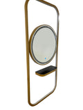 Karma Bunbury Workstation Round LED Salon Mirror Gold 06070003 - image 2