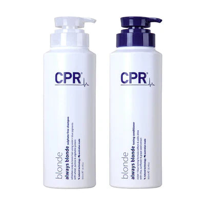 CPR Blonde Always Blonde Sulphate Free Shampoo and Blonde Toning Conditioner 900ml Duo Pack
