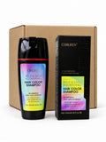 Carton of 12x CORLIFEN Permanent Ammonia-Free Vegan Hair and Beard Colouring Shampoo 180ml - Natural Black