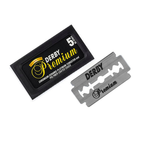 Derby Premium Double Edge Blades 1 Pack (5 Blades)