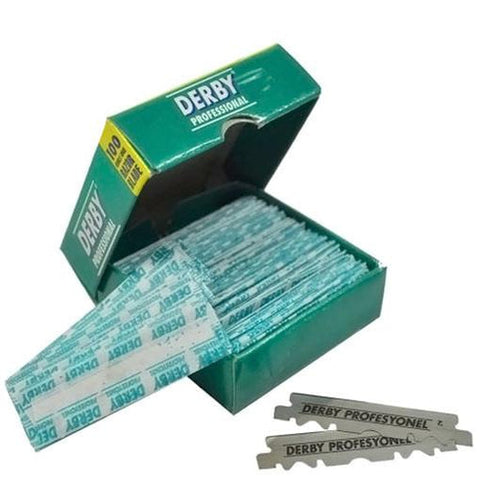 50x100 Derby Single Edge Professional Razor Blades (1 box)