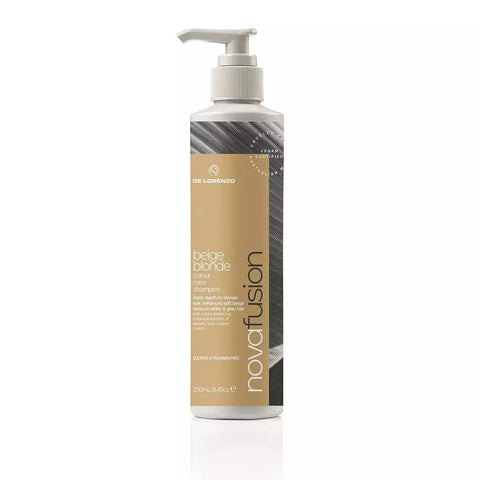 De Lorenzo Novafusion BEIGE BLONDE SHAMPOO - 250ML by De Lorenzo