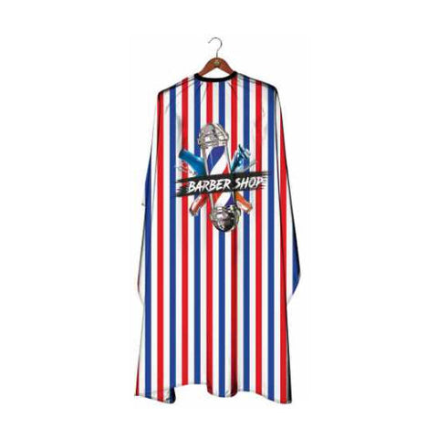 Deyaz Premium Salon Towel Barber King Red & Blue Stripe