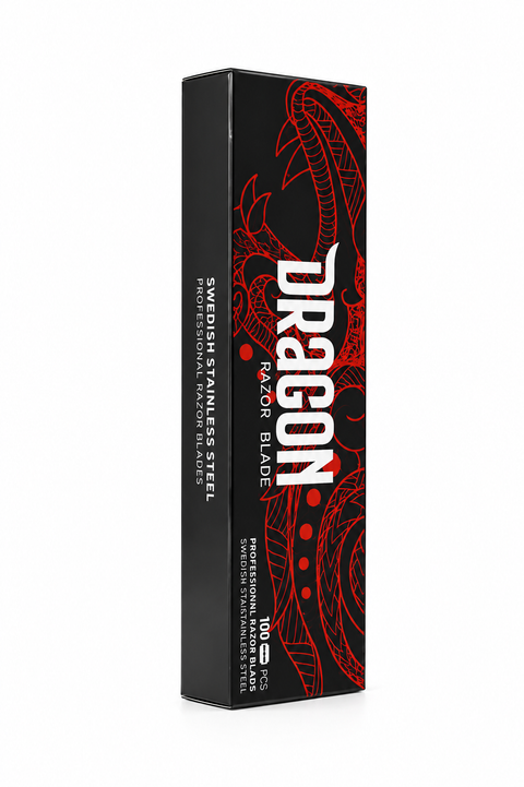 Dragon Double Edge Razor Blade Refill Tower - 100 Swedish Stainless Steel Blades - image 2