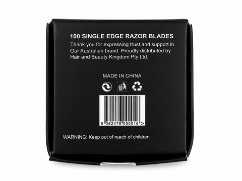 Dragon Single Edge Professional Razor Blade Refill - 100 Swedish Stainless Steel Blades - image 4