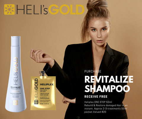 Revitalize Shampoo 300Ml + Free Heliplex One Step 50Ml