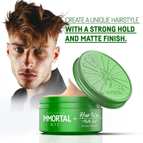 Immortal NYC Matte Look Hair Wax 150ml