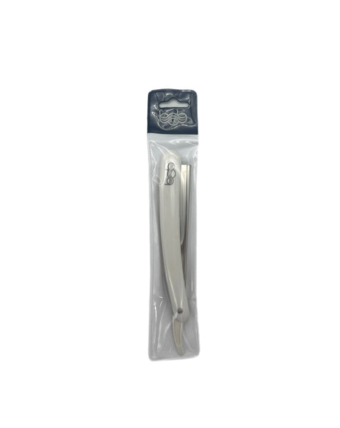 BOB Premium Slide Cut Throat Razor - White - image 2