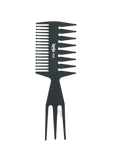 BOB Professional Antistatic Carbon Rake Comb Black 034