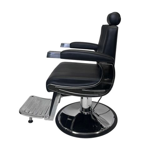 Karma Mt Isa Barber Chair Chrome & Black 04080102 - image 5