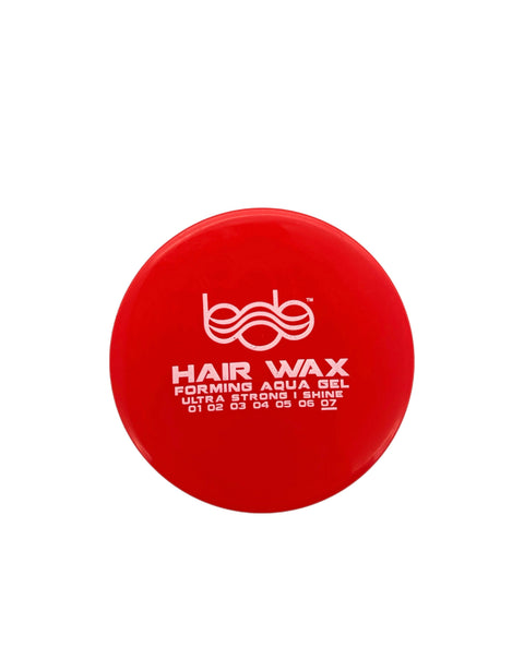 BOB Hair Wax Forming Aqua Gel Ultra Strong and High Shine 150ml RED